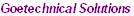 Goetechnical Solutions